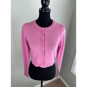 NWOT Free People purple/pink Cashmere Cardigan -SML